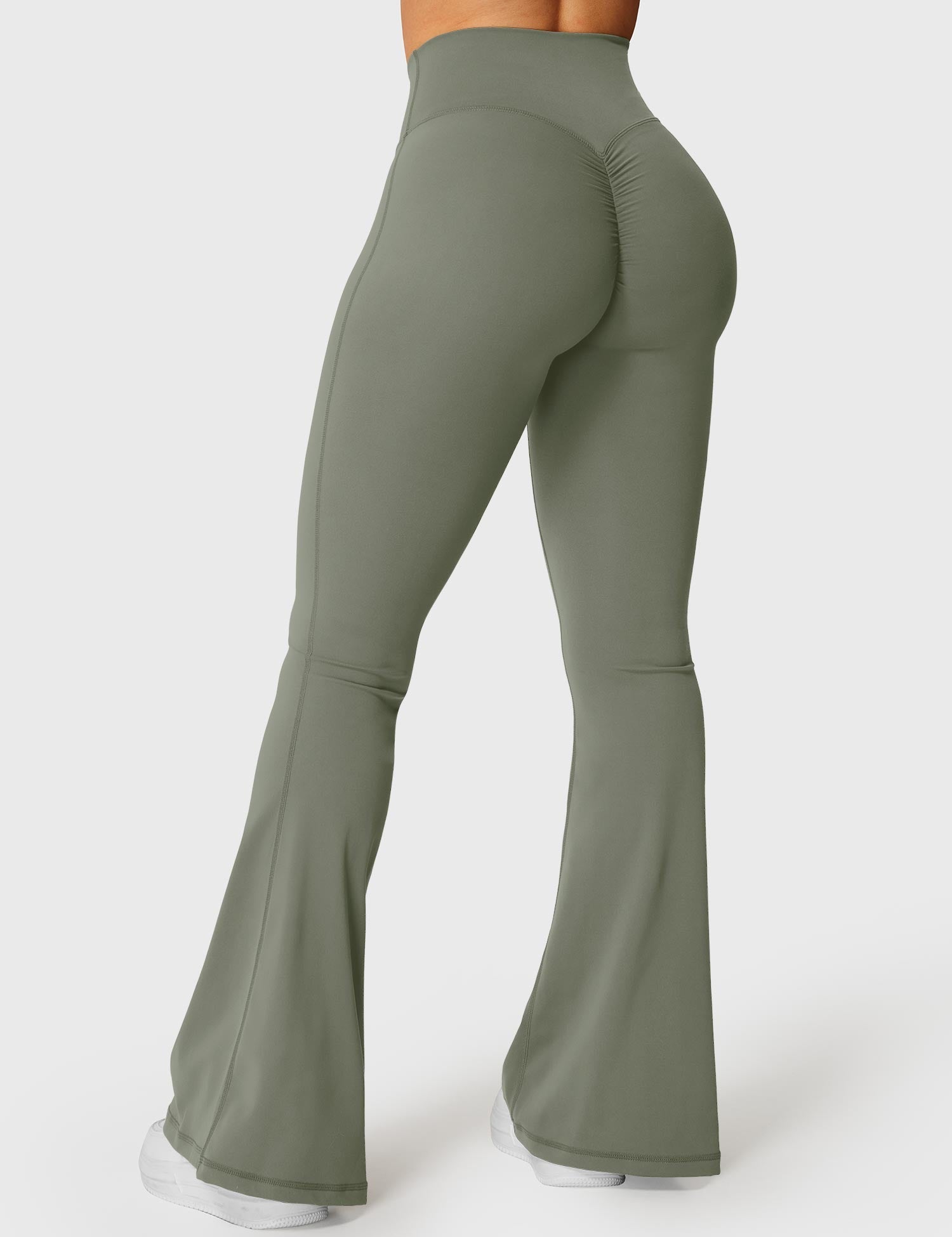 YGLEO V-waistband Kalie Flare Leggings