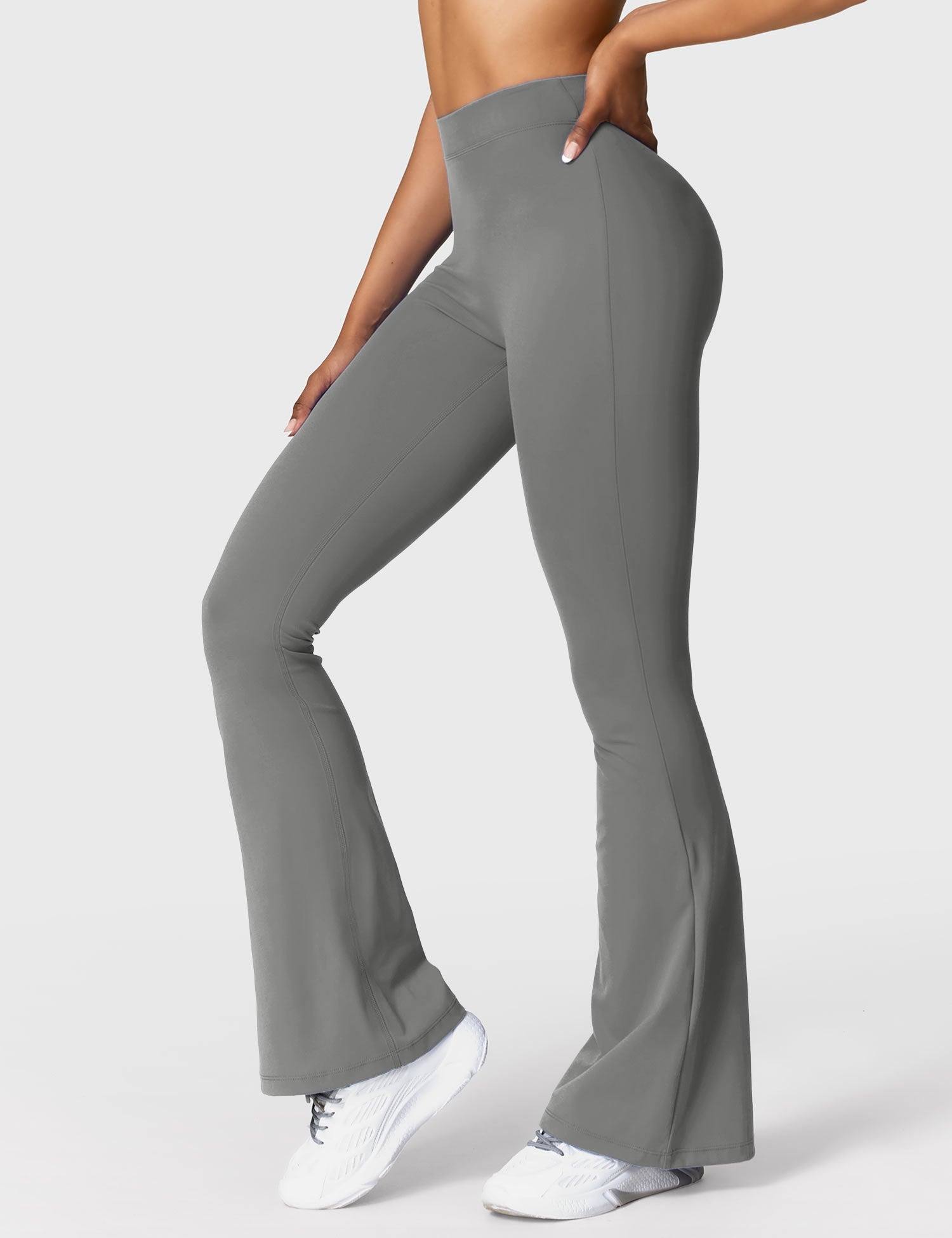 YGLEO Daze V-back Flare Leggings