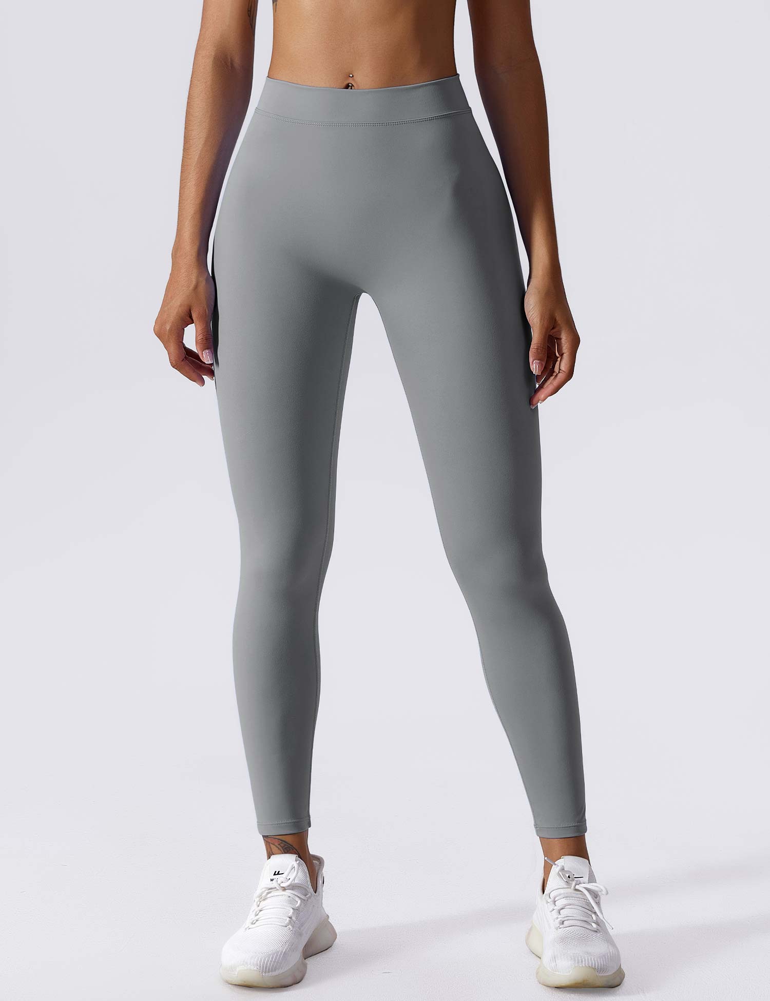 YGLEO V-back Ruched Leggings
