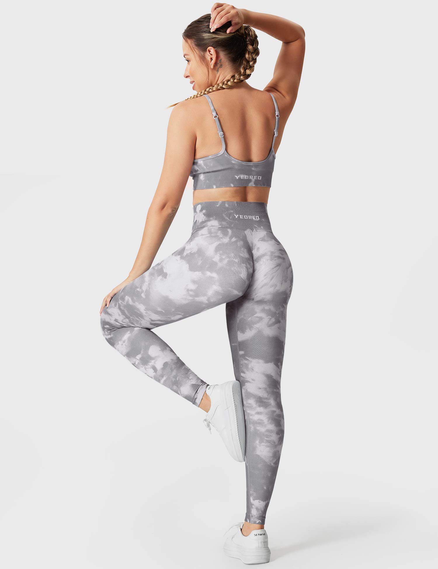 YGLEO Seamless Print Jada Leggings/ Shorts