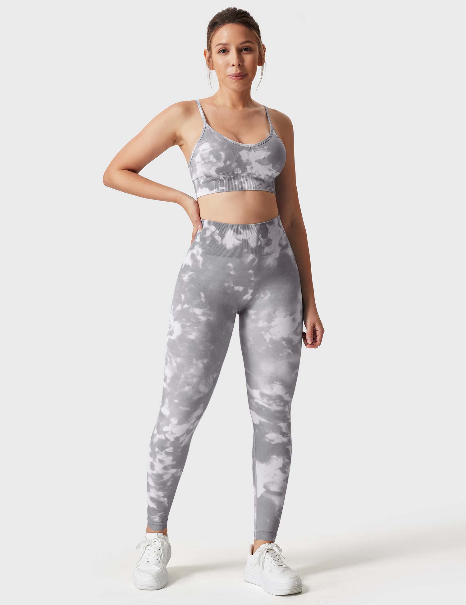 YGLEO Seamless Print Jada Leggings/ Shorts