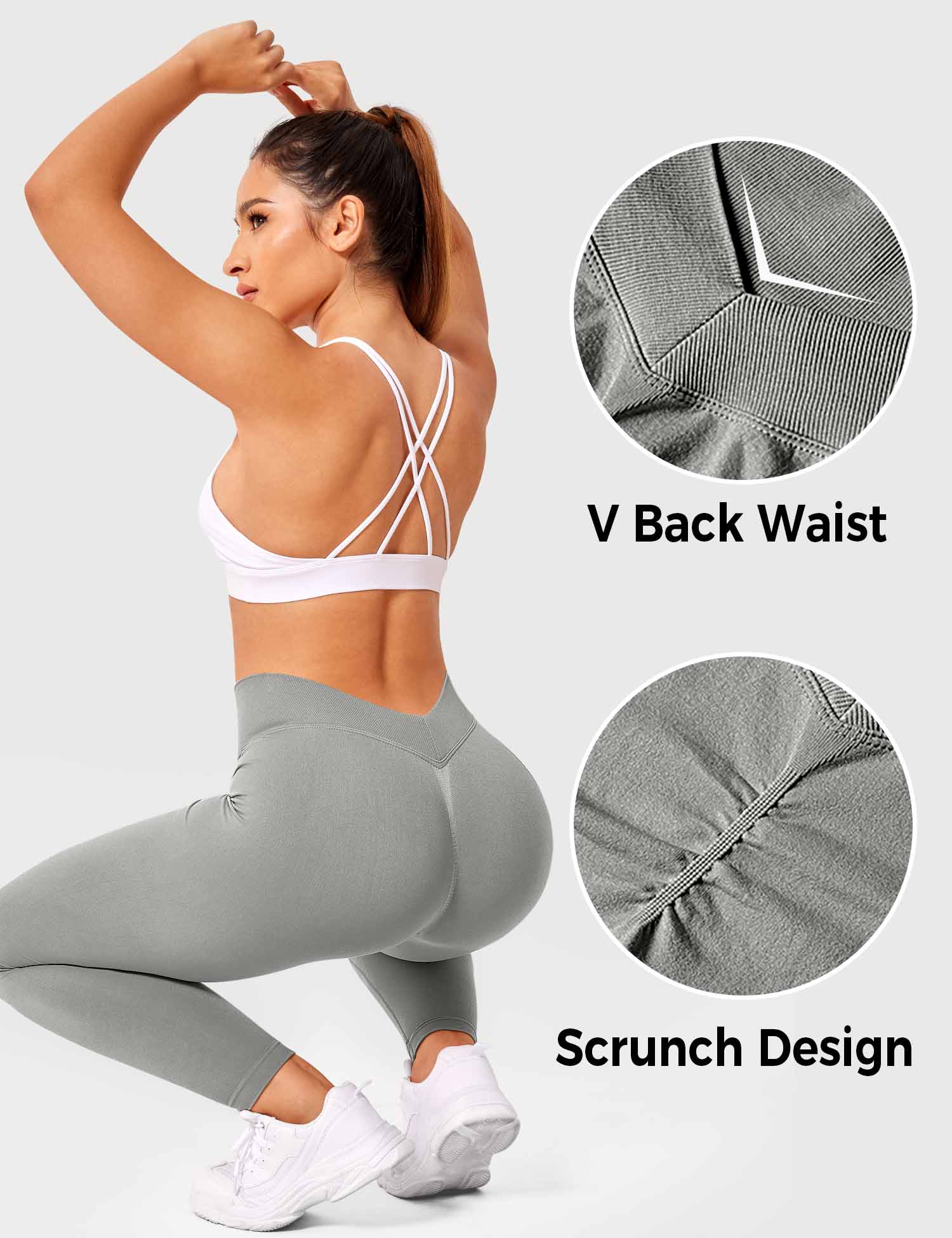 YGLEO V-back Alexi Leggings
