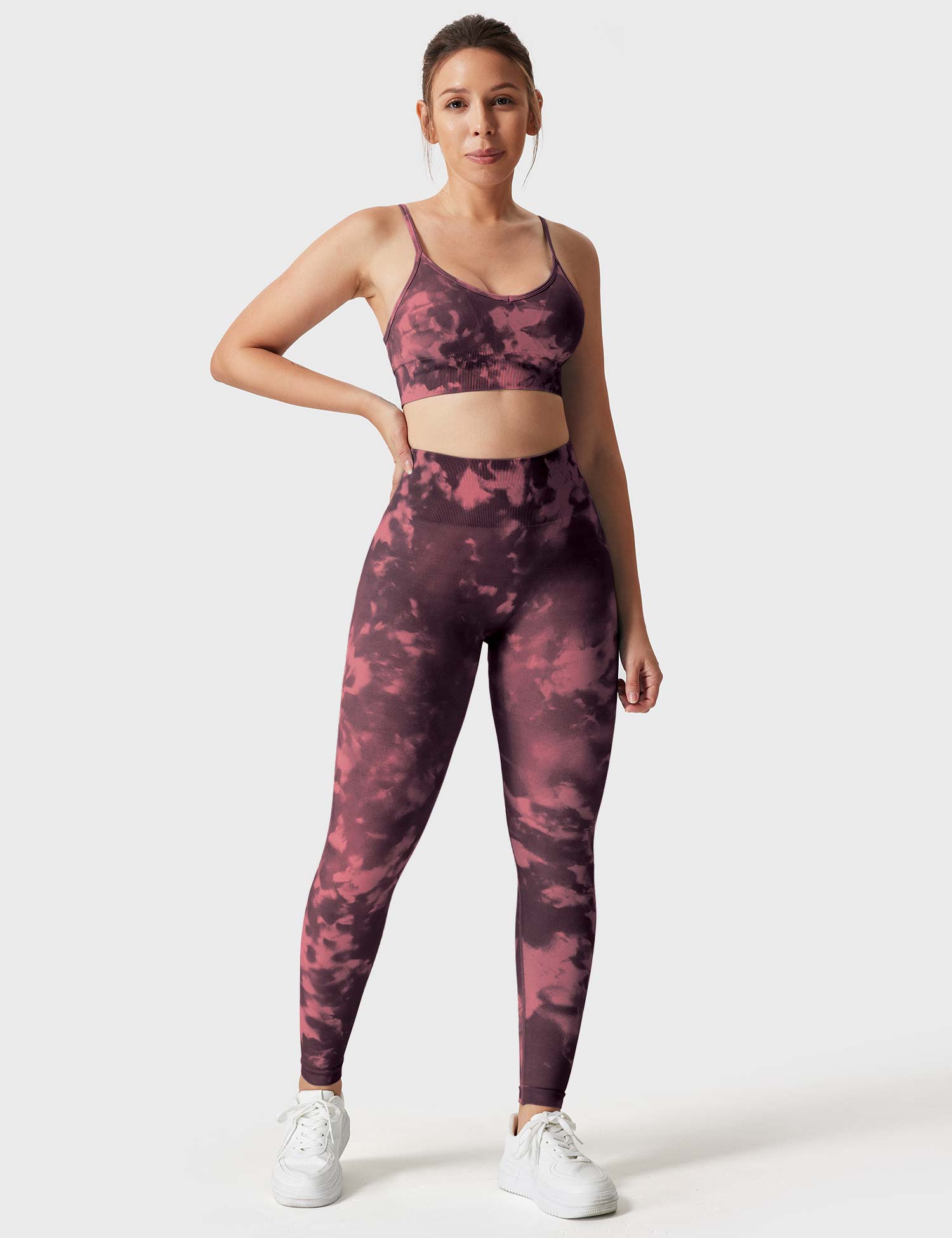 YGLEO Seamless Print Jada Leggings/ Shorts