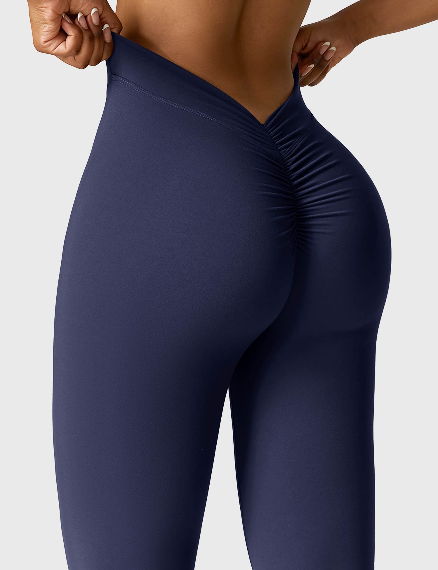 YGLEO Daze V-back Flare Leggings