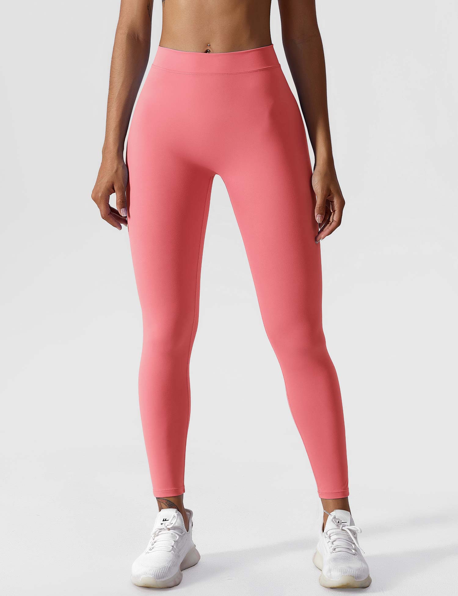 YGLEO V-back Ruched Leggings