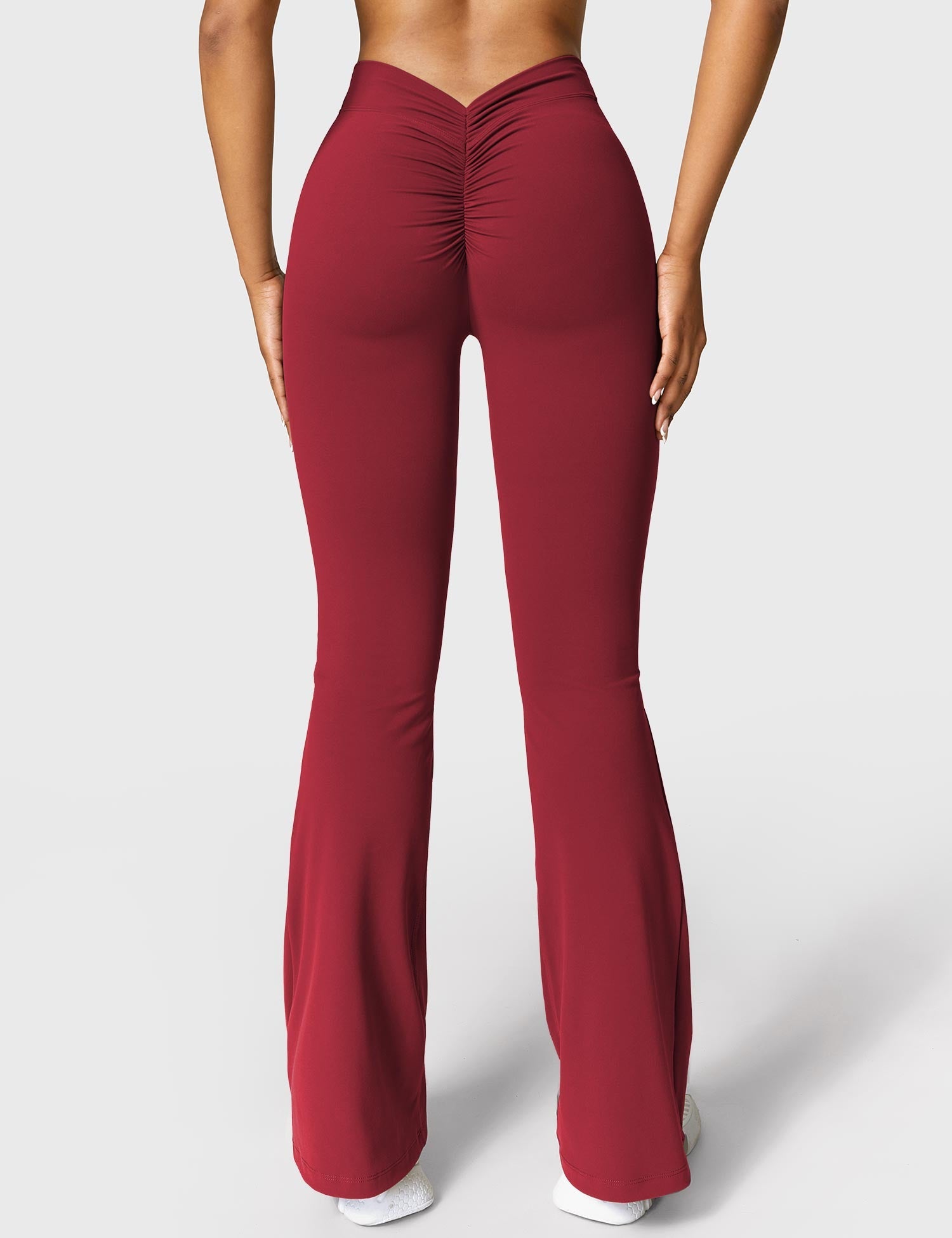 YGLEO Daze V-back Flare Leggings