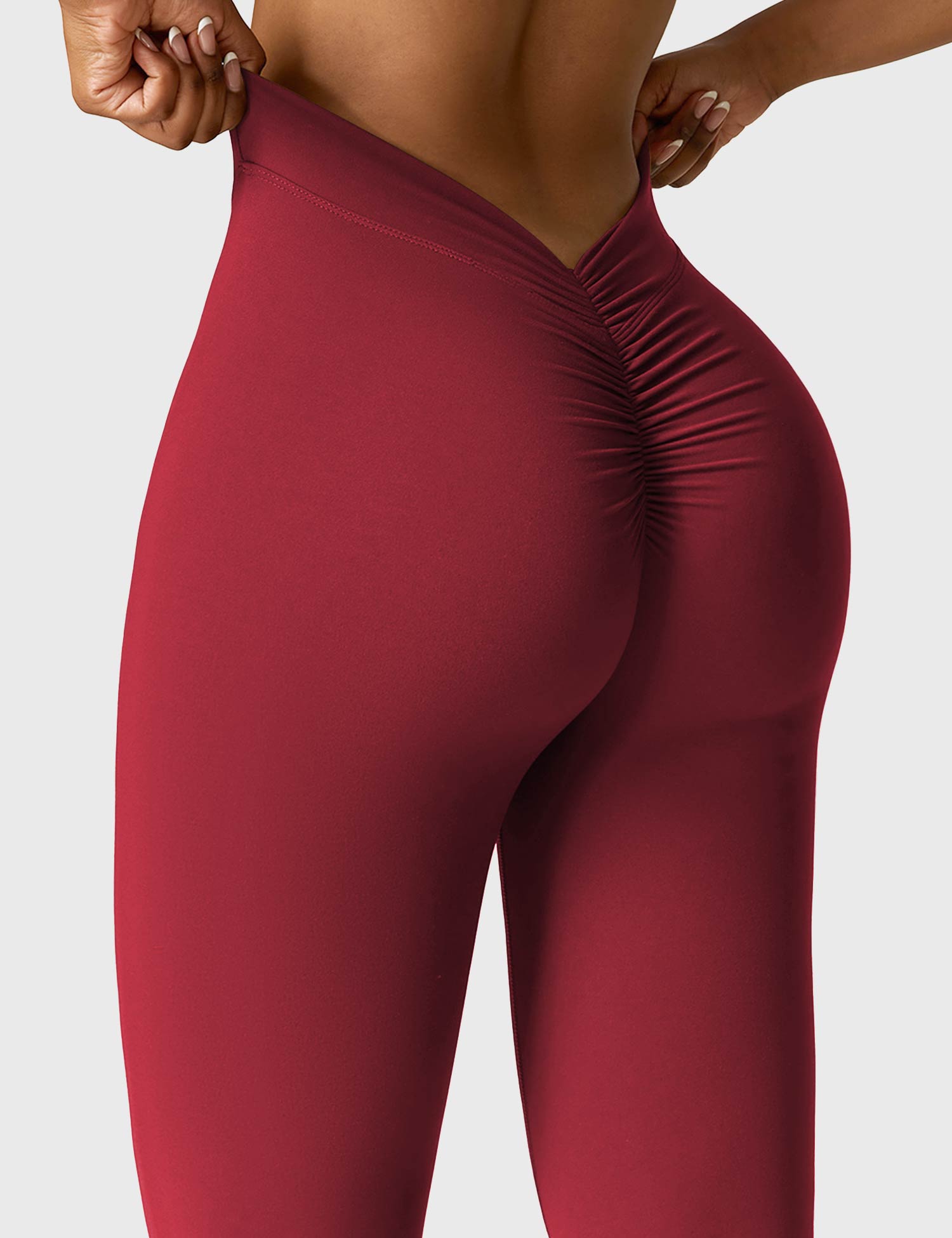 YGLEO Daze V-back Flare Leggings