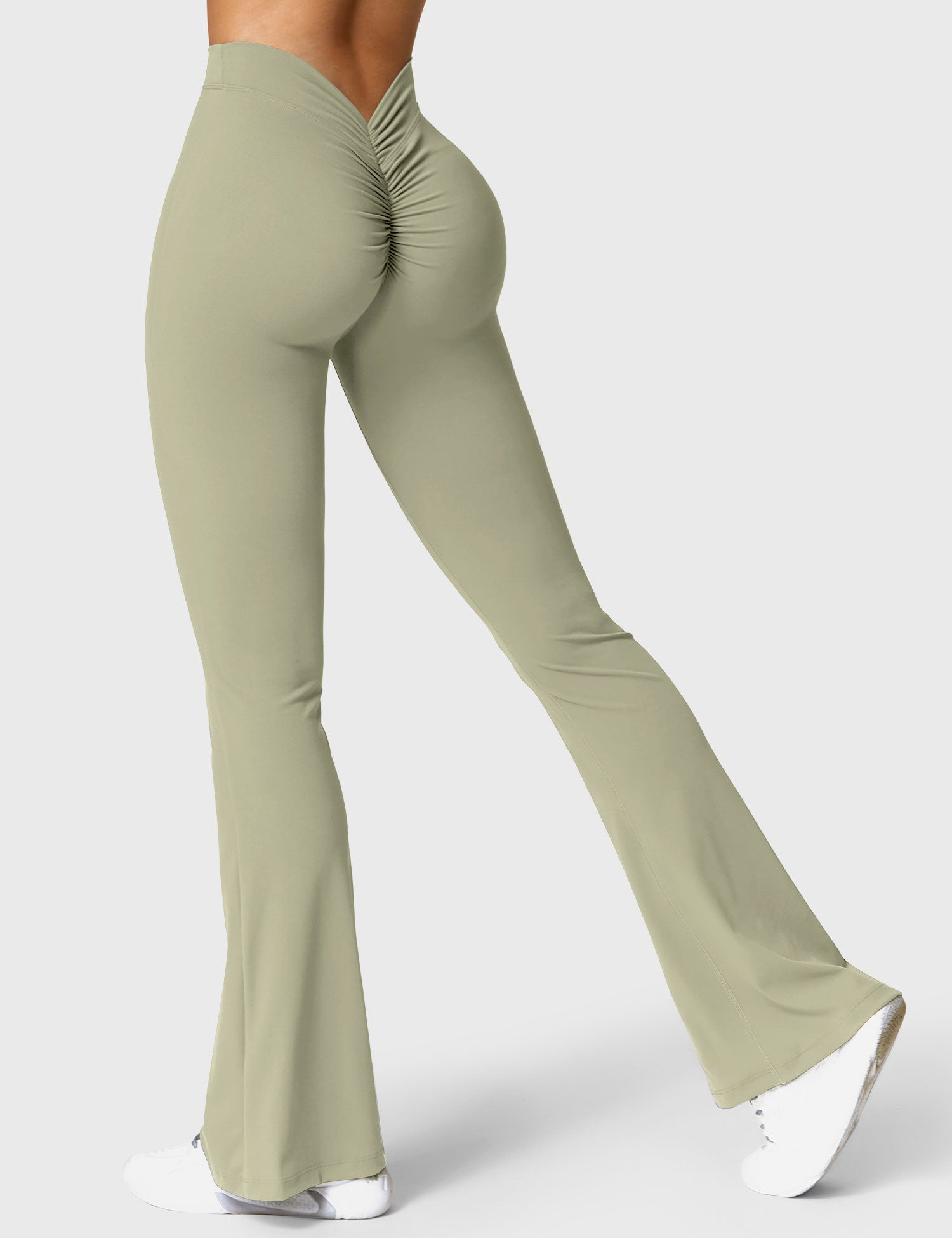 YGLEO Daze V-back Flare Leggings