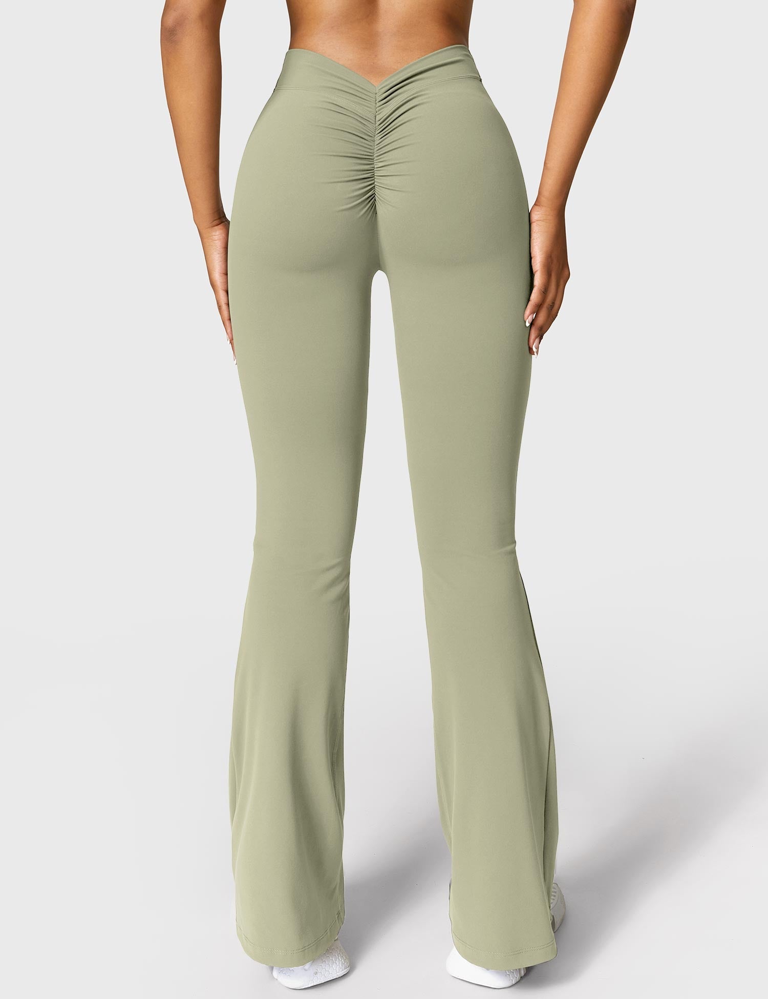 YGLEO Daze V-back Flare Leggings