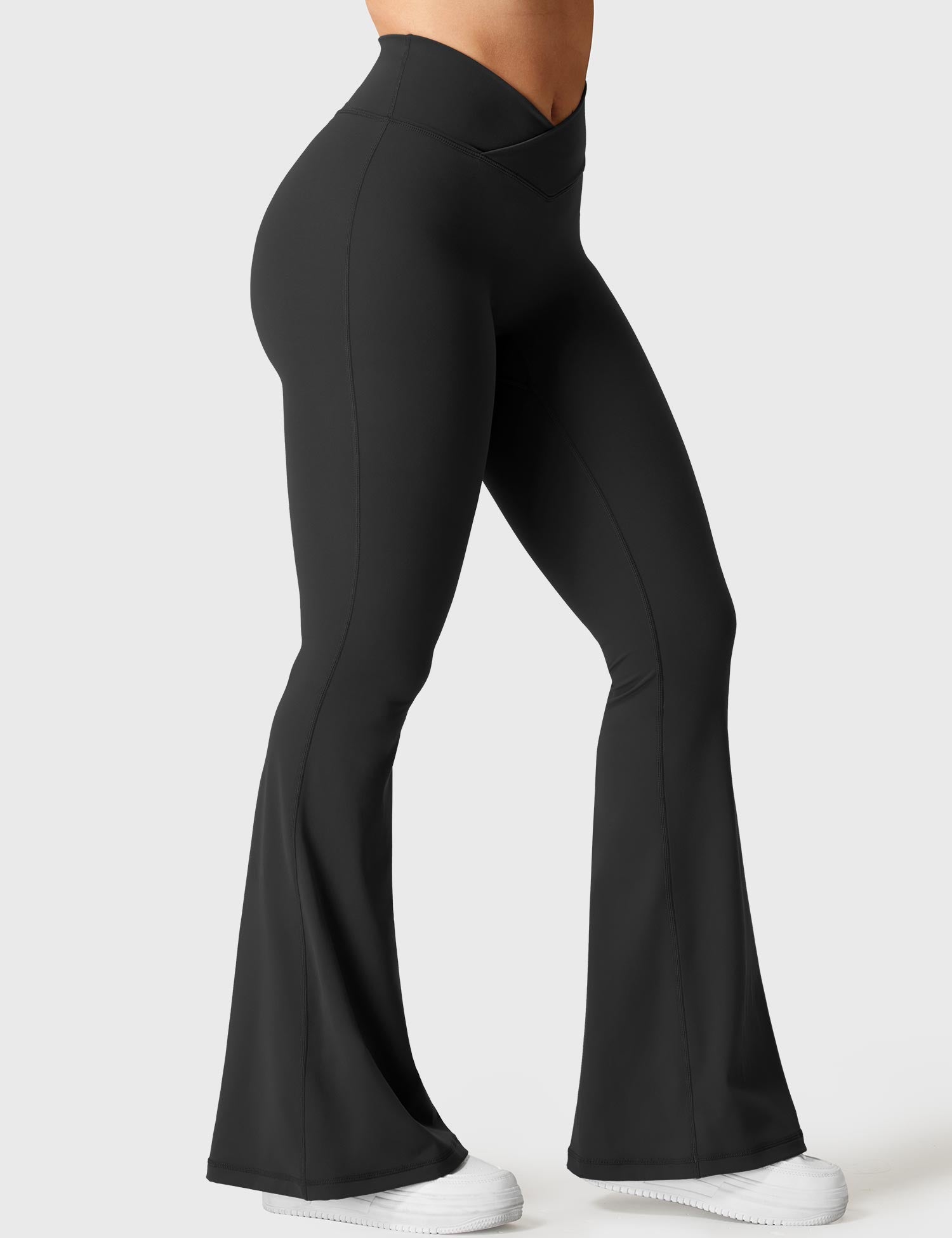 YGLEO V-waistband Kalie Flare Leggings