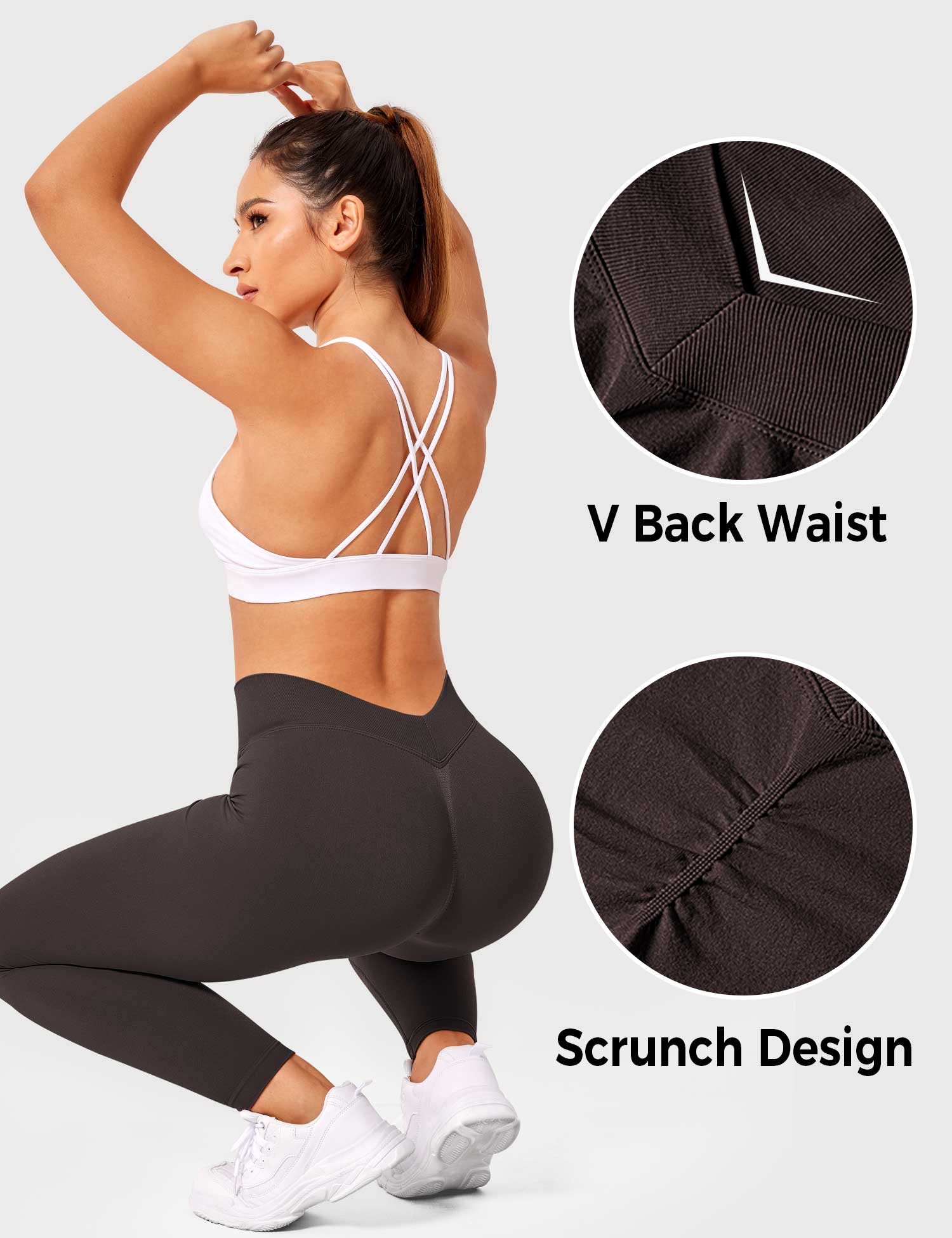 YGLEO V-back Alexi Leggings
