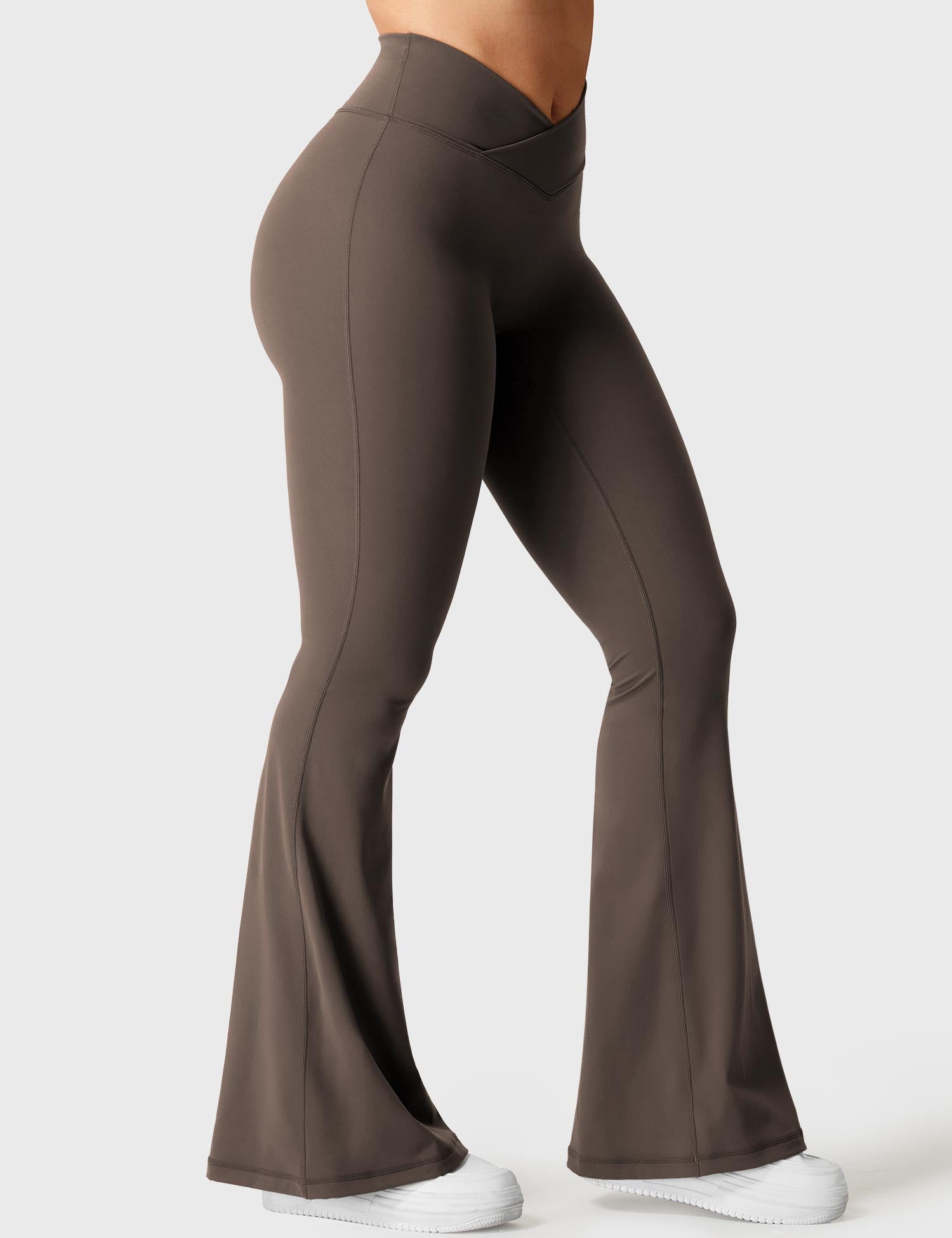 YGLEO V-waistband Kalie Flare Leggings