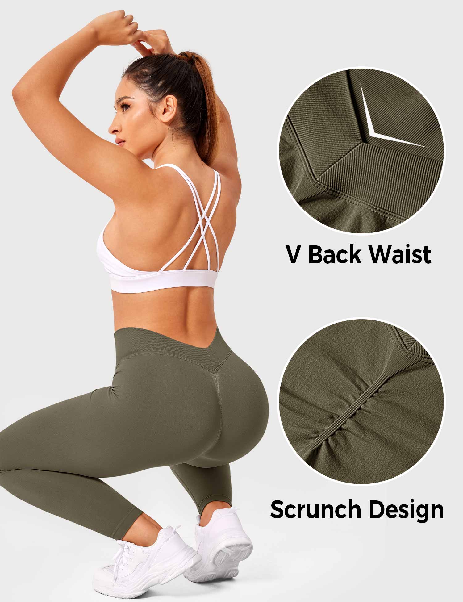 YGLEO V-back Alexi Leggings