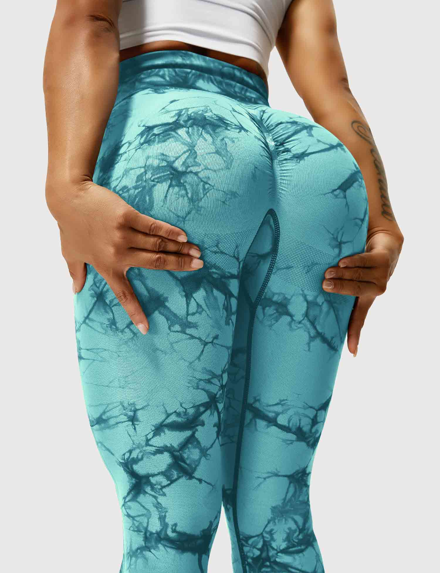 YGLEO Professional Tie Dye Leggings
