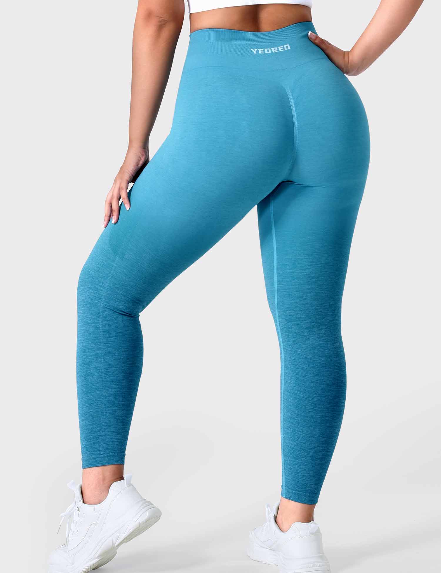 YGLEO Ombre Amplify Seamless Leggings