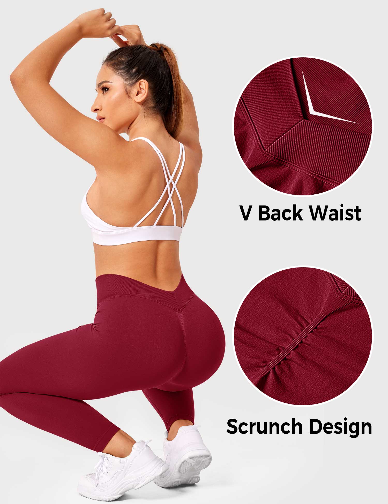 YGLEO V-back Alexi Leggings