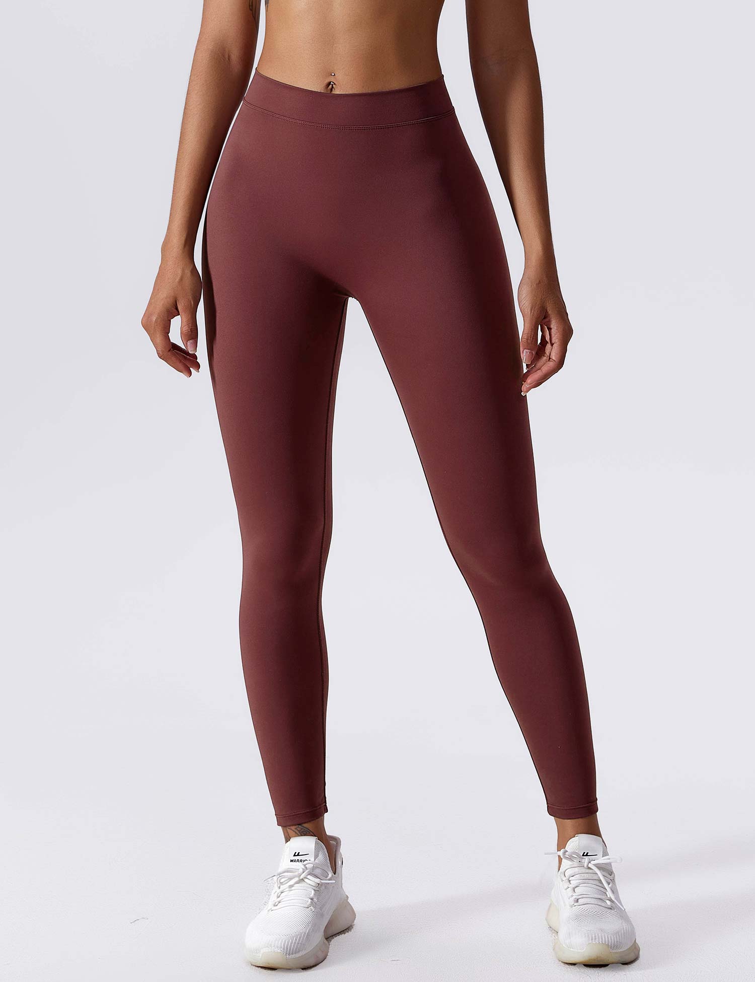 YGLEO V-back Ruched Leggings