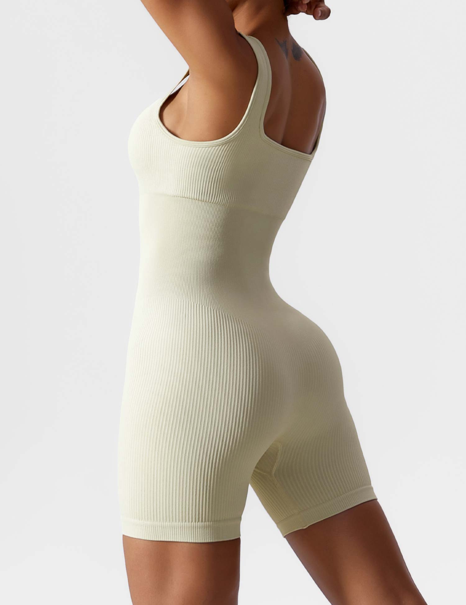 YGLEO U-Neck Seamless Romper