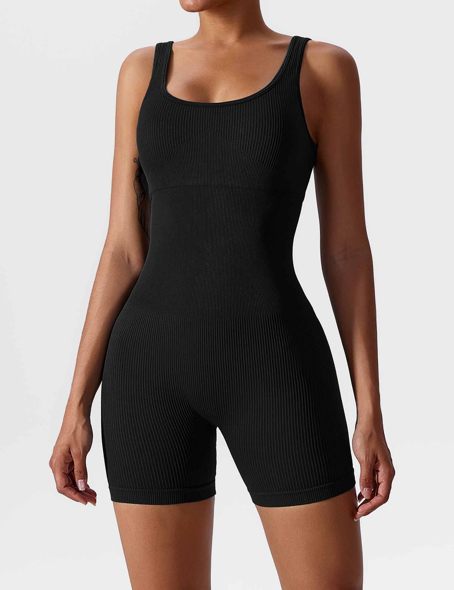 YGLEO U-Neck Seamless Romper
