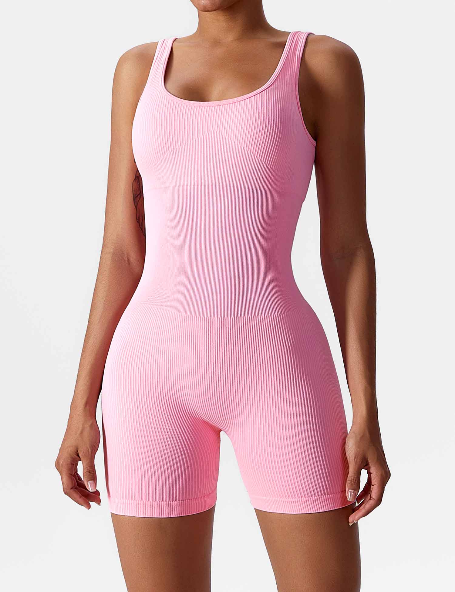 YGLEO U-Neck Seamless Romper