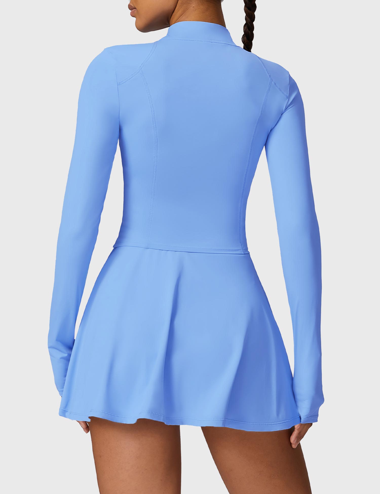 YGLEO Long Sleeve Tennis Skirt Sets