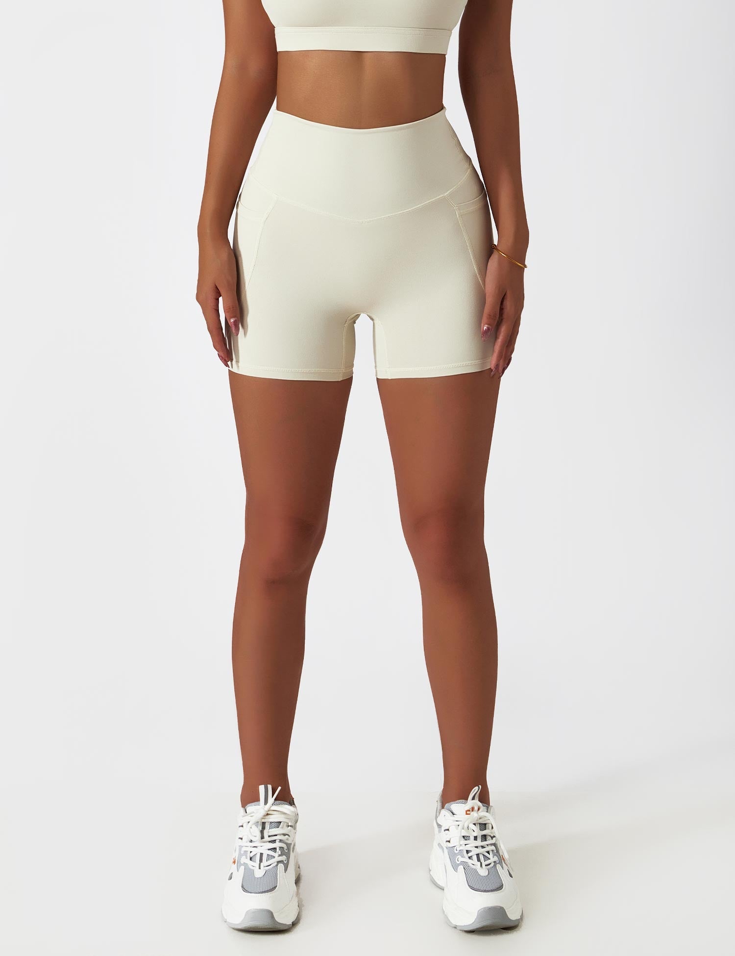 YGLEO One Shoulder Sports Set