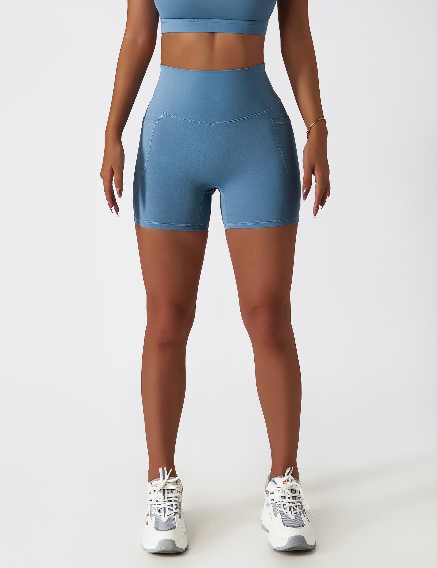YGLEO One Shoulder Sports Set