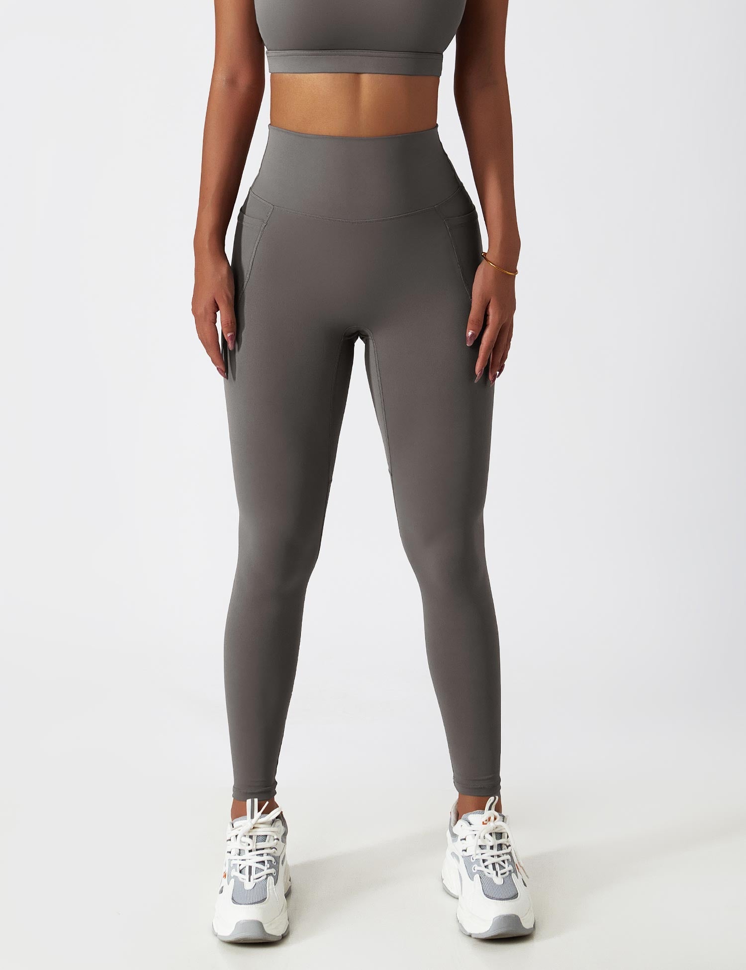 YGLEO One Shoulder Sports Set