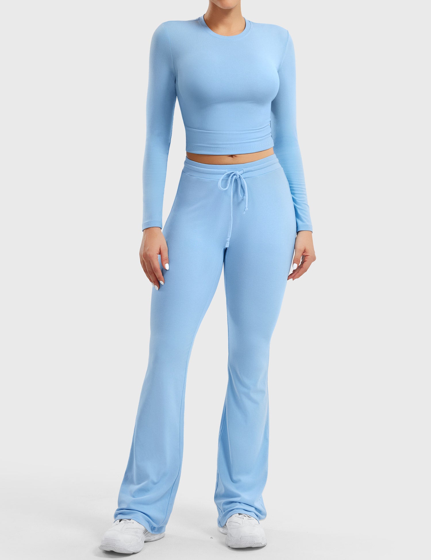YGLEO Ava Long Sleeve Lounge Sets