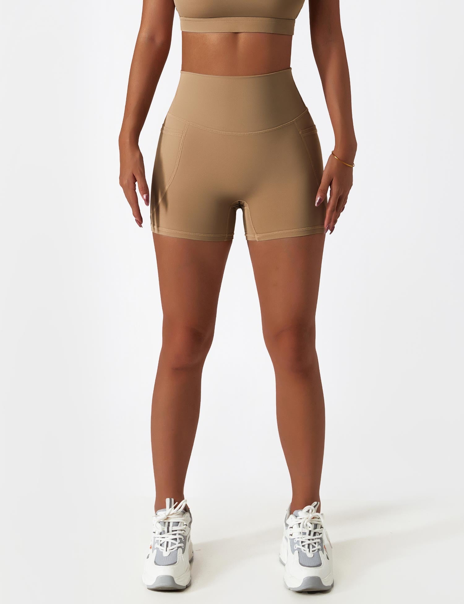 YGLEO One Shoulder Sports Set