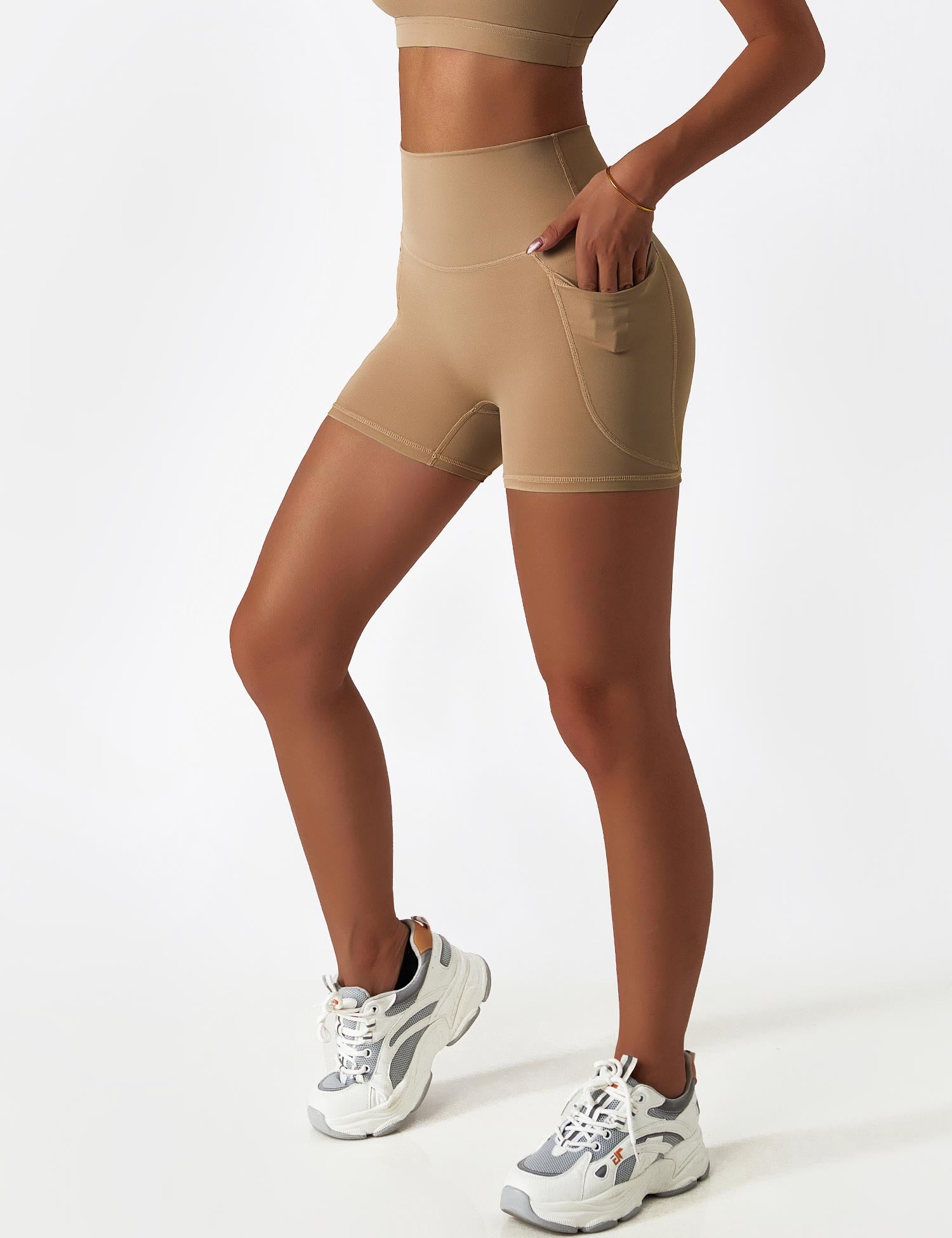YGLEO One Shoulder Sports Set
