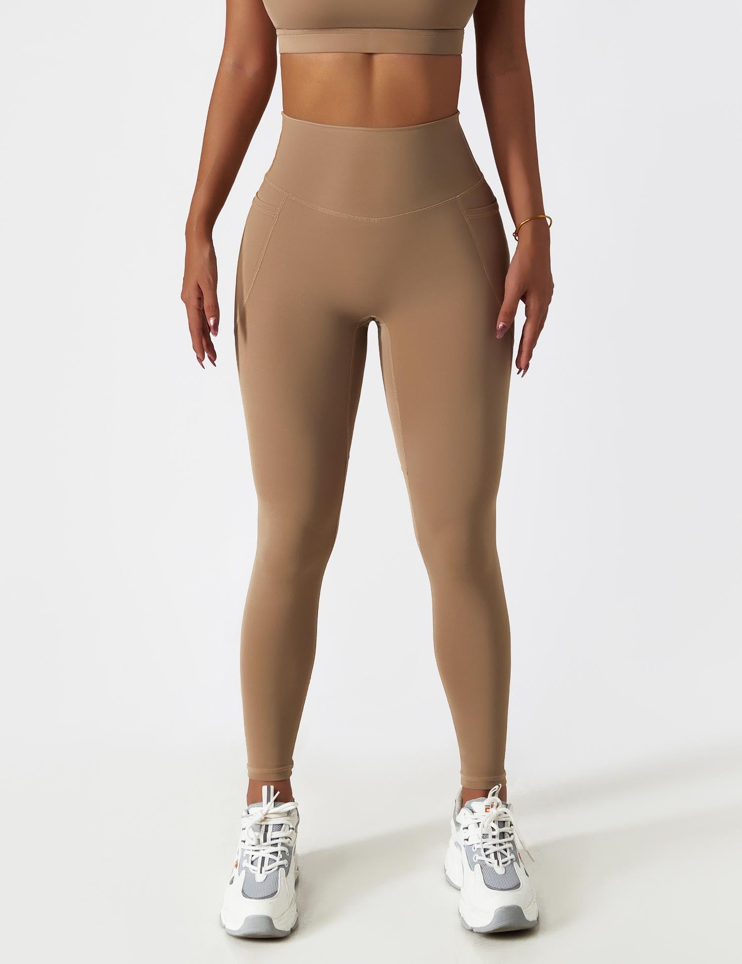 YGLEO One Shoulder Sports Set
