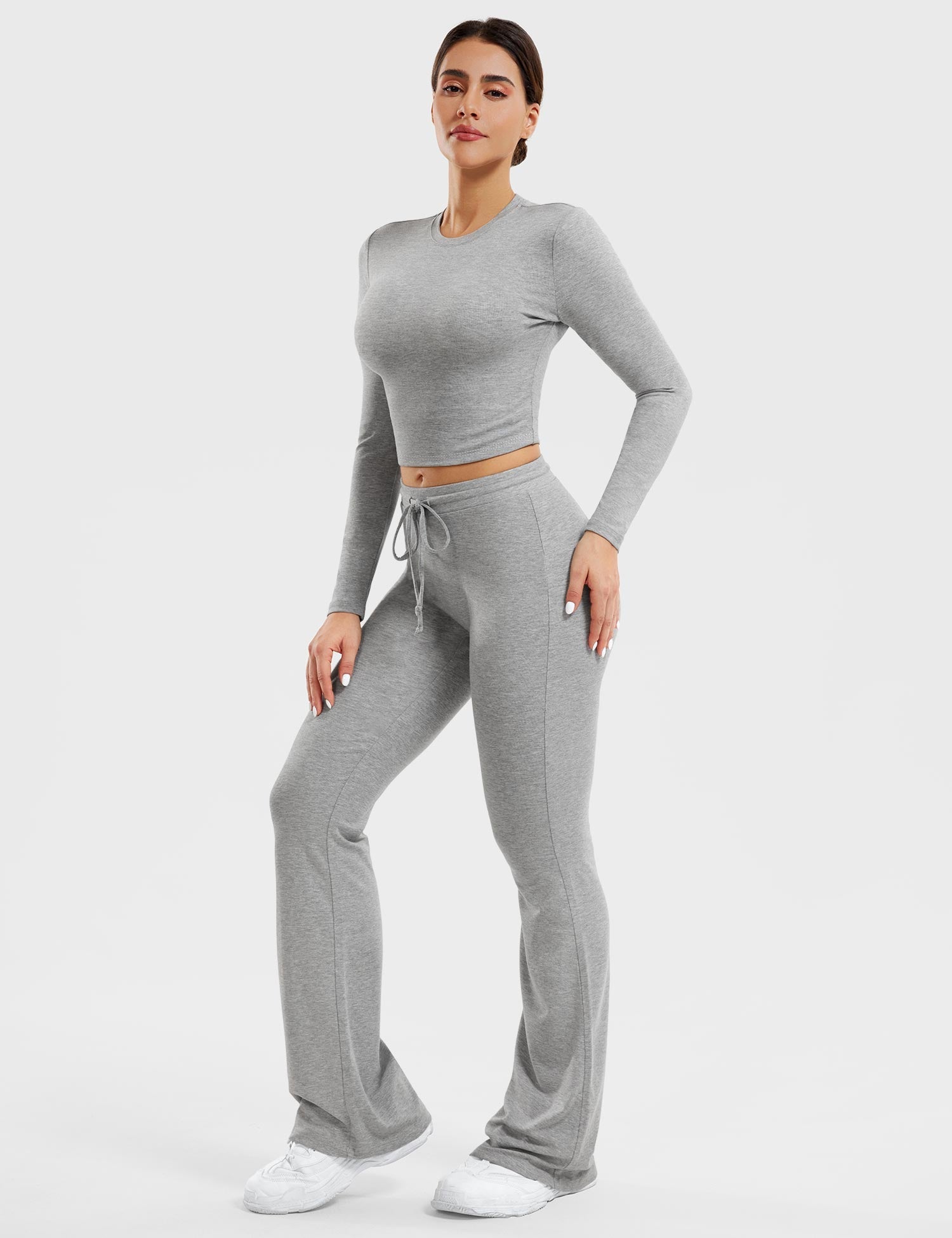 YGLEO Ava Long Sleeve Lounge Sets