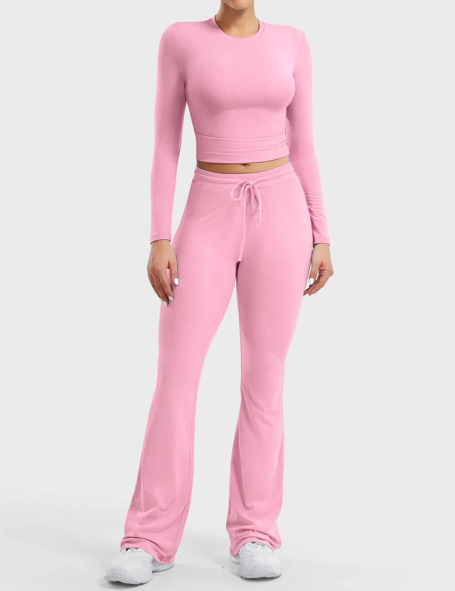 YGLEO Ava Long Sleeve Lounge Sets