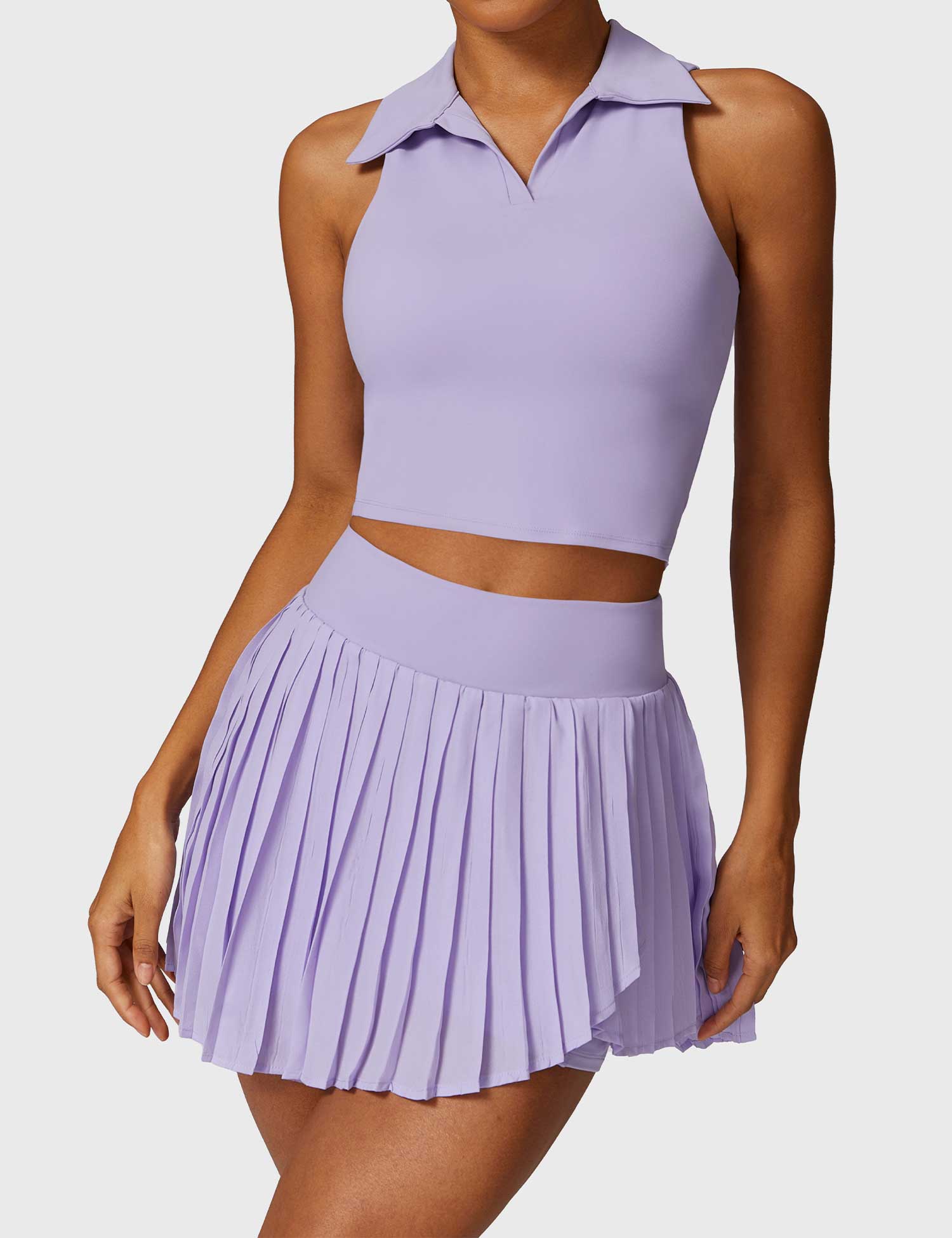 YGLEO Pleated Tennis Skirt