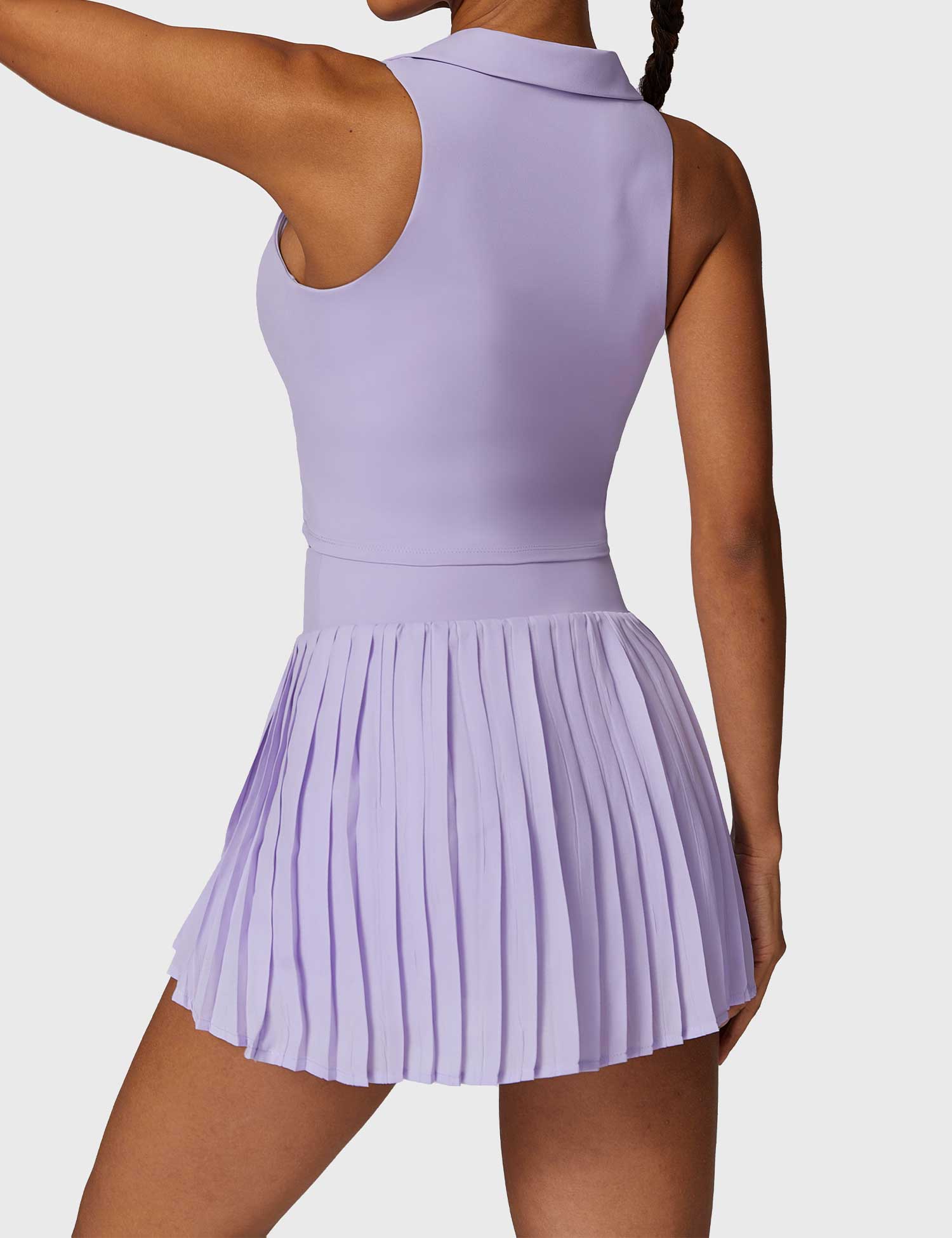 YGLEO Pleated Tennis Skirt