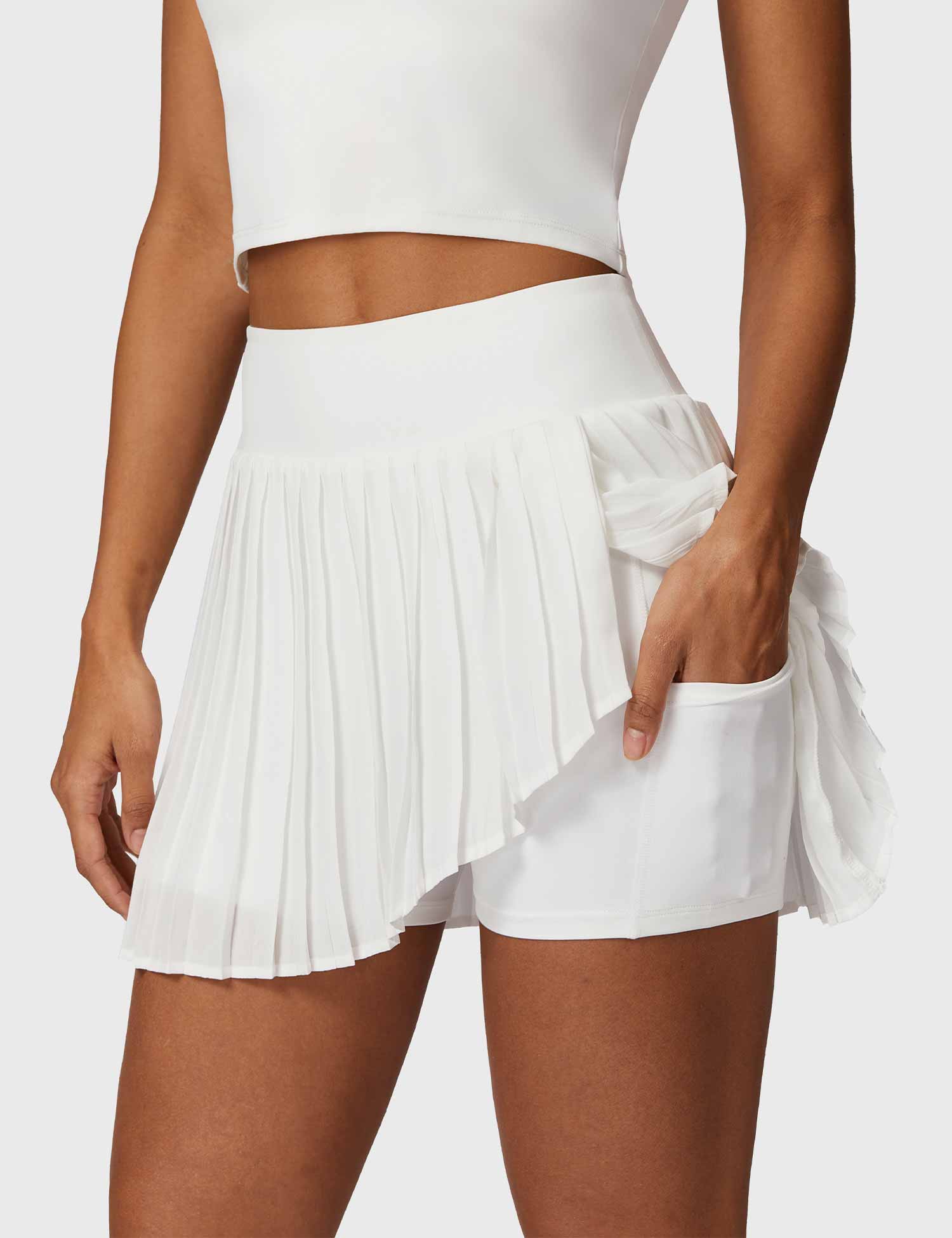 YGLEO Pleated Tennis Skirt