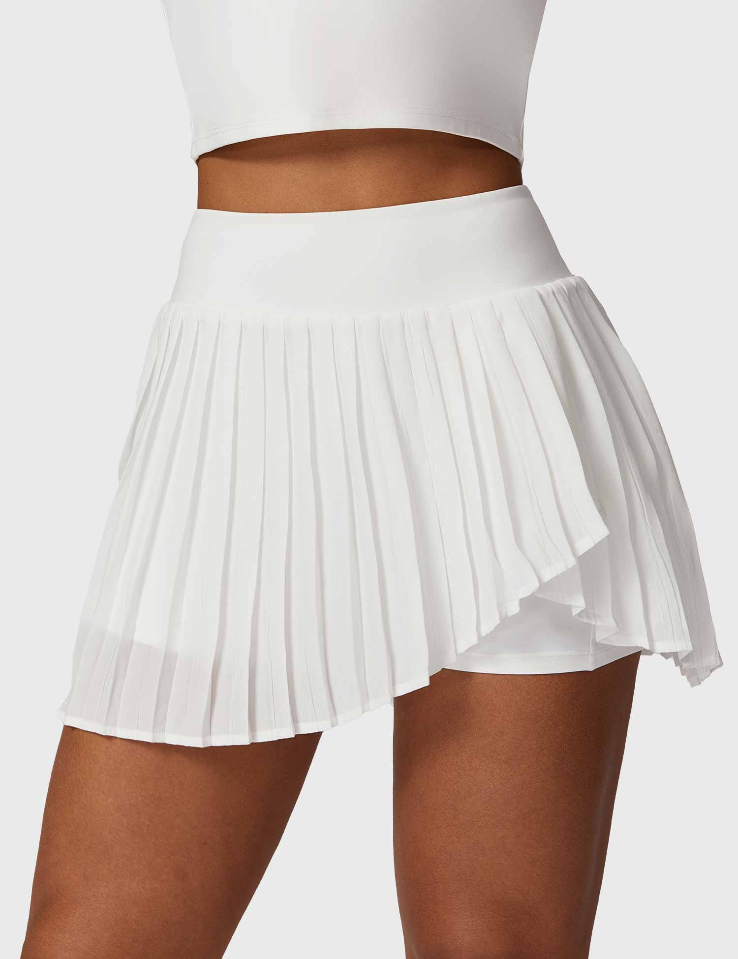 YGLEO Pleated Tennis Skirt