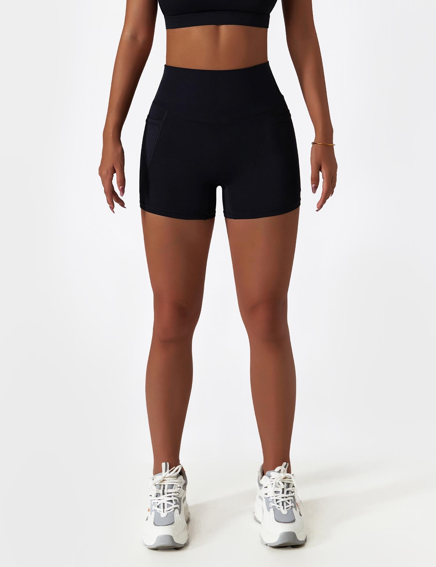 YGLEO One Shoulder Sports Set