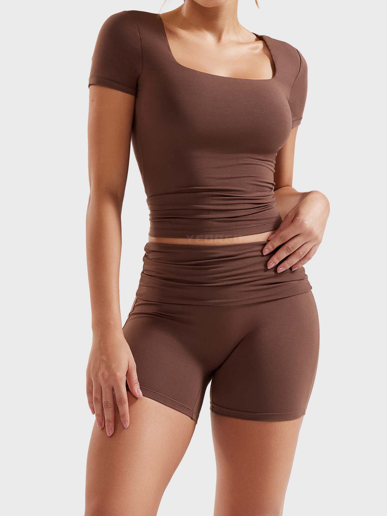 YGLEO Erna Shorts Lounge Sets