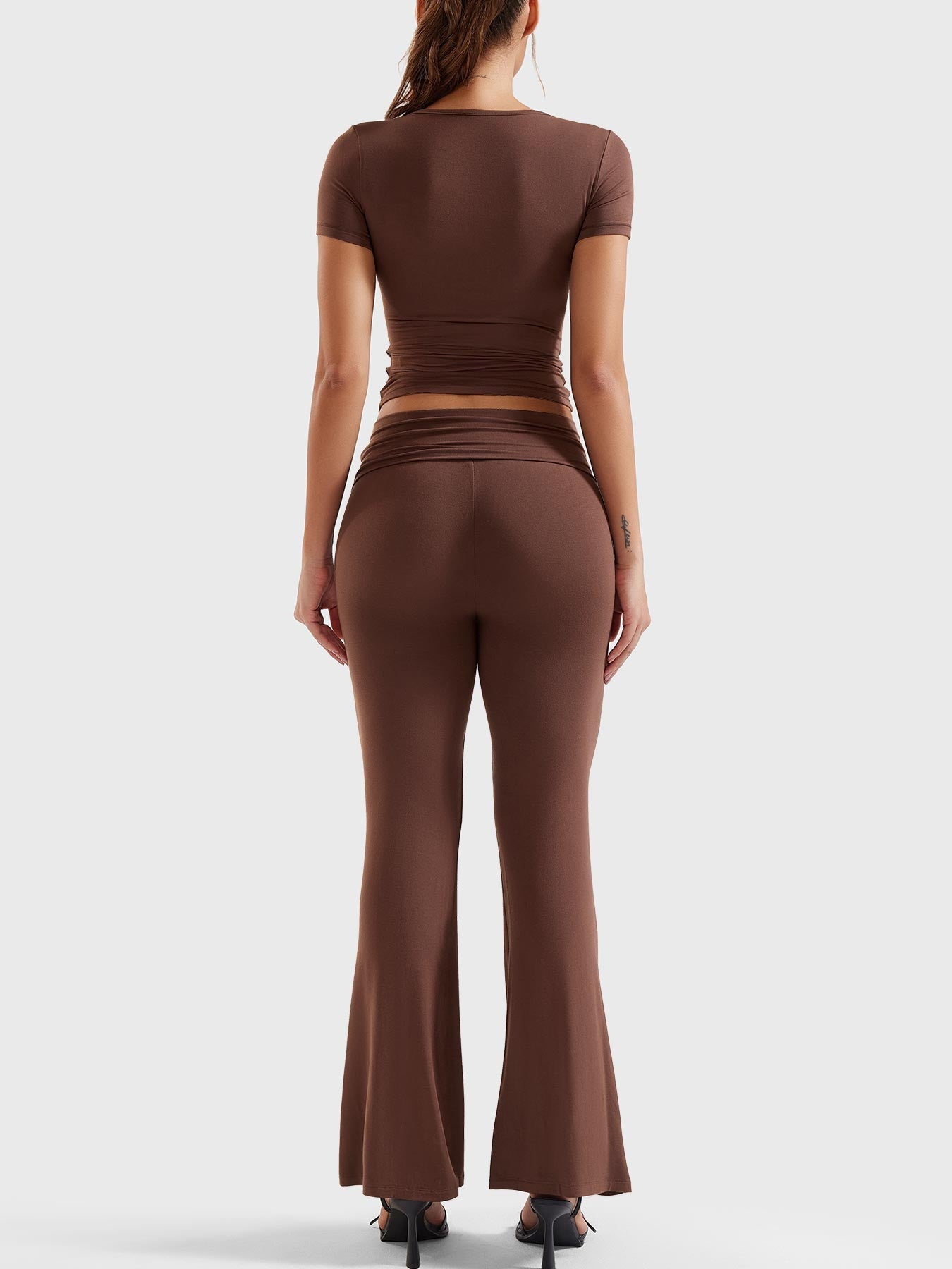 YGLEO Erna Flare Legging Lounge Sets