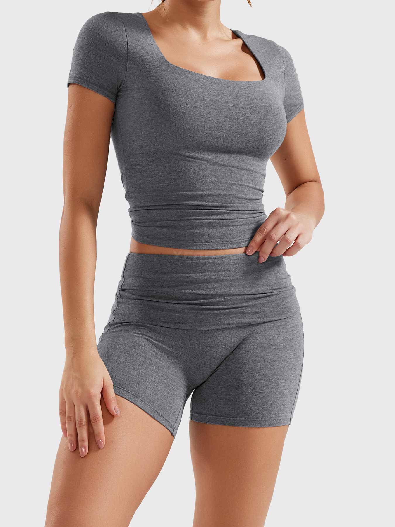 YGLEO Erna Shorts Lounge Sets