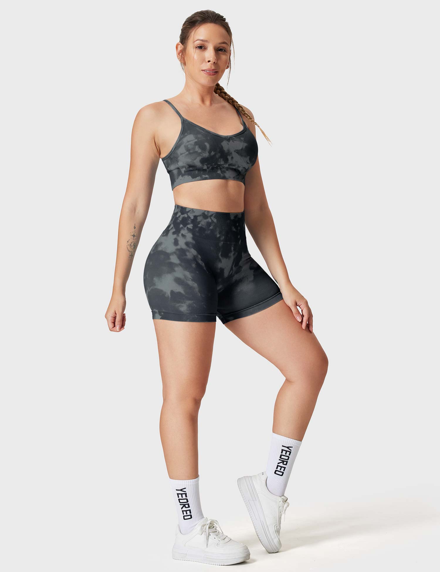 YGLEO Seamless Print Jada Leggings/ Shorts