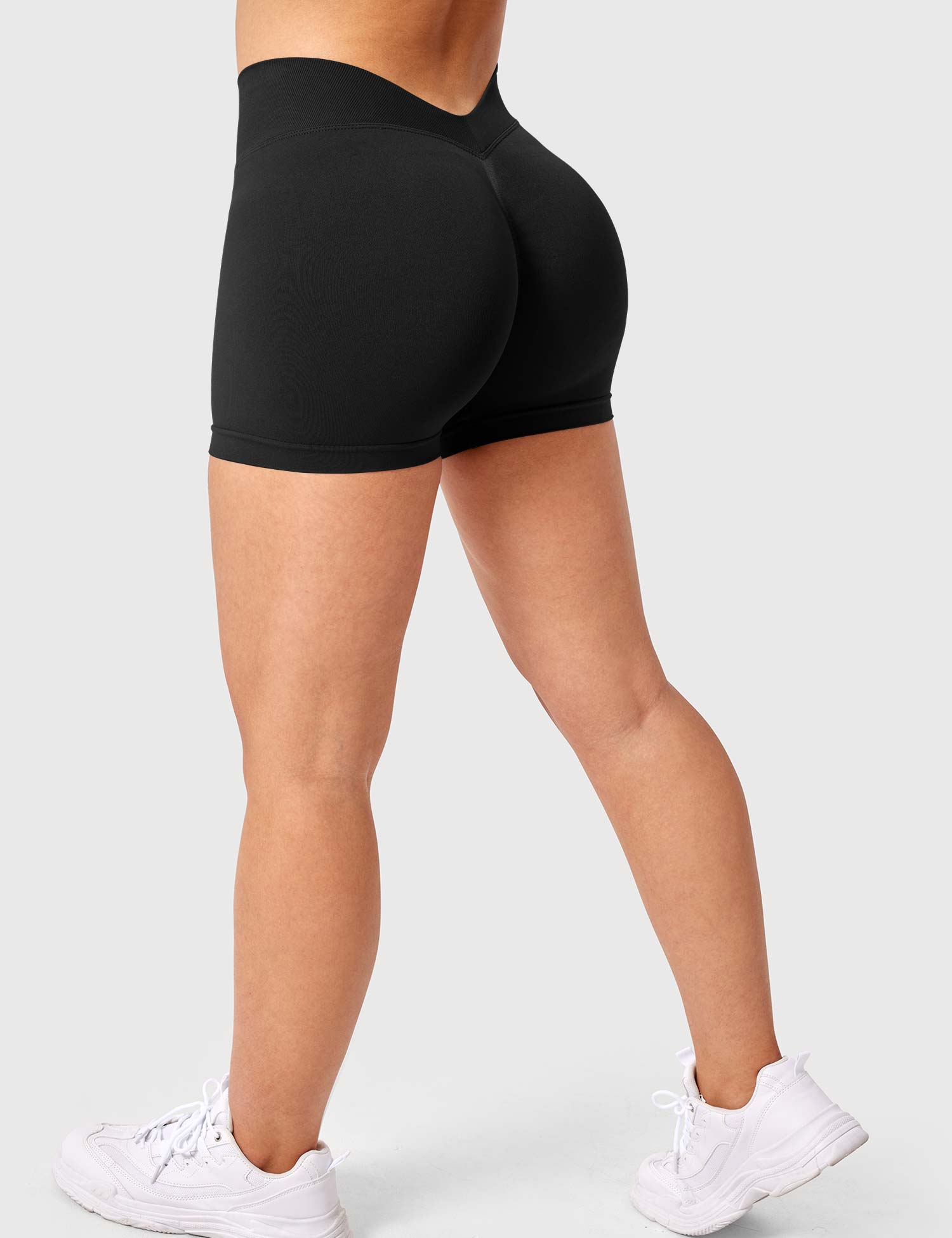 YGLEO V Cross Liz Seamless Shorts 3.6"