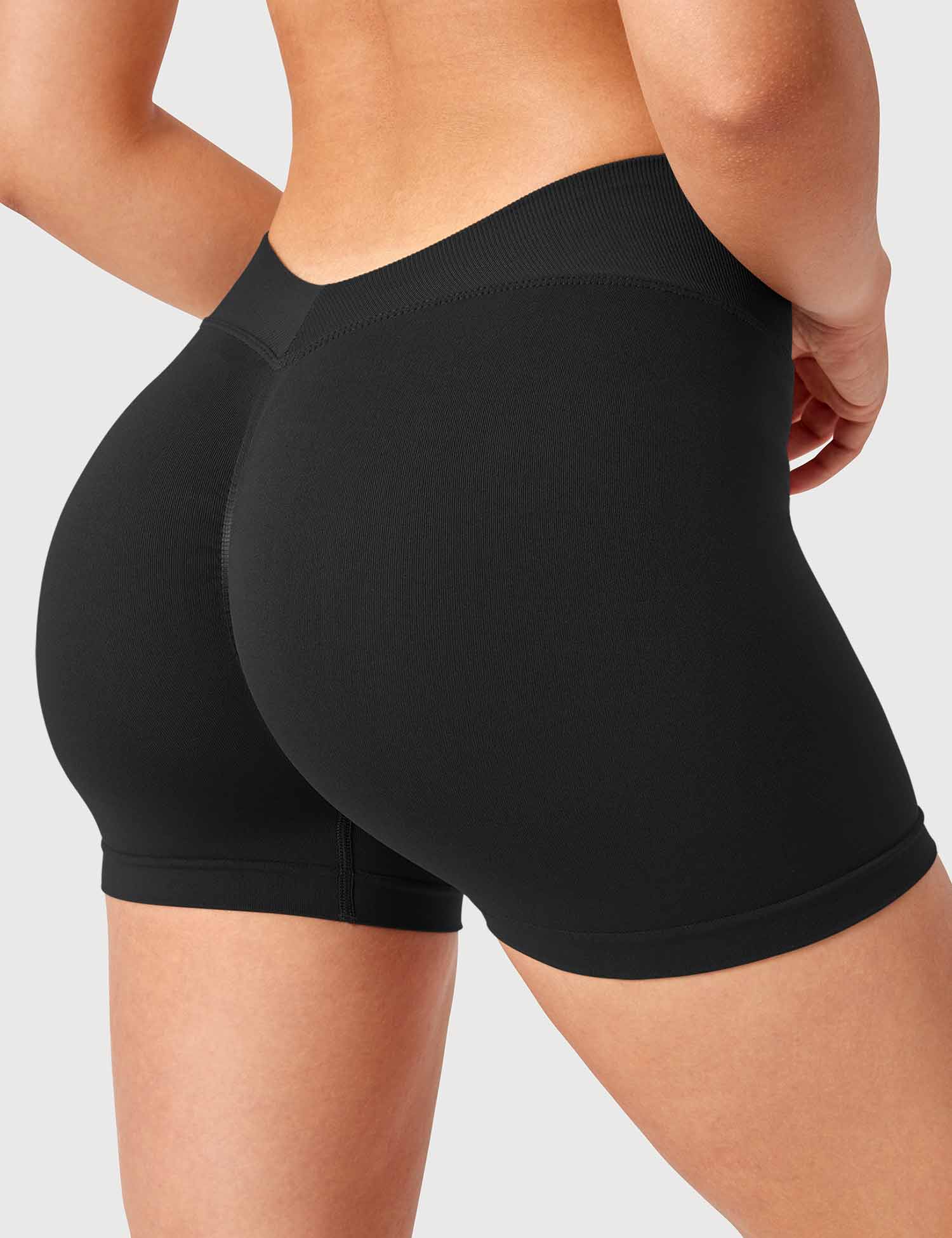 YGLEO V Cross Liz Seamless Shorts 3.6"
