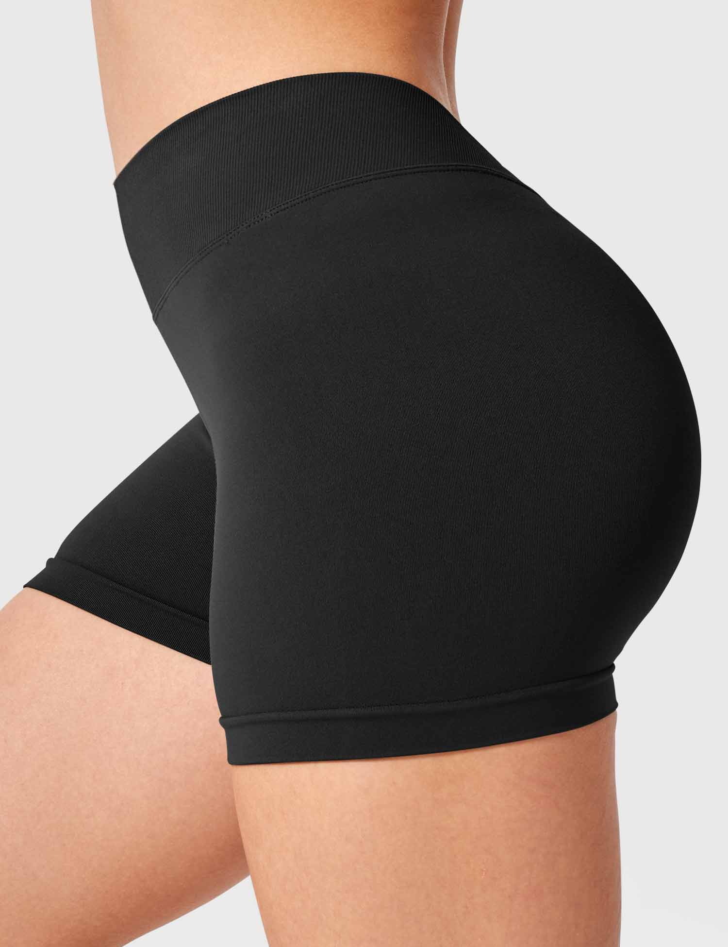 YGLEO V Cross Liz Seamless Shorts 3.6"