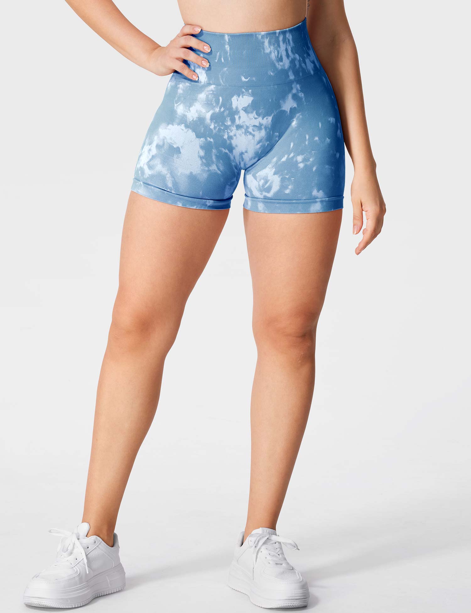 YGLEO Seamless Print Jada Shorts
