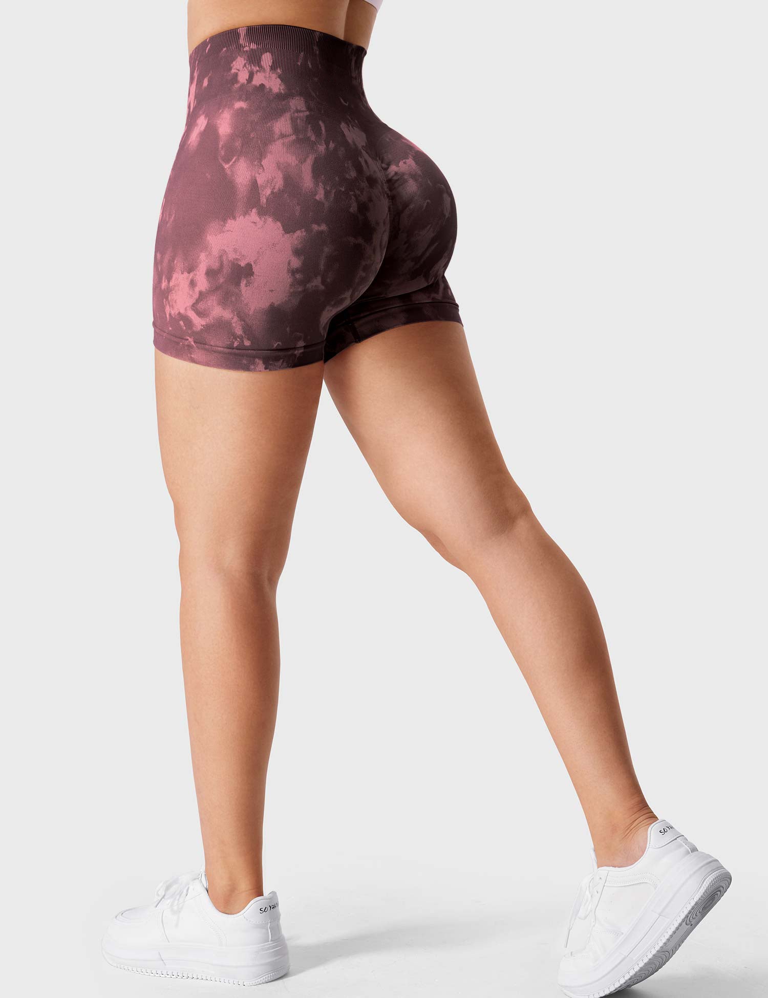 YGLEO Seamless Print Jada Shorts