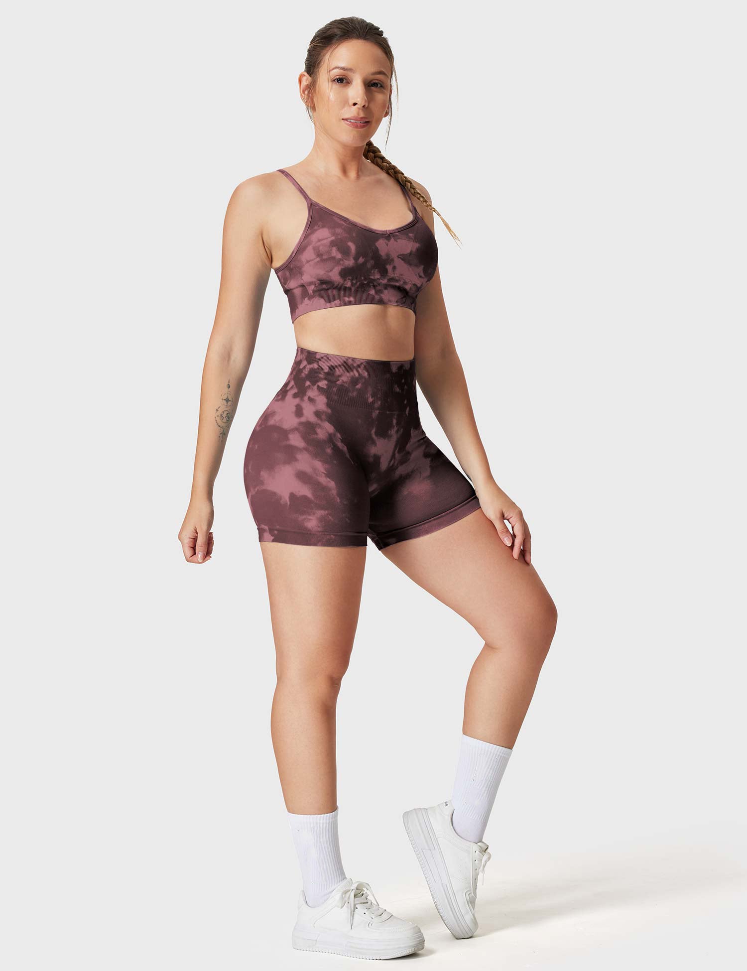 YGLEO Seamless Print Jada Shorts