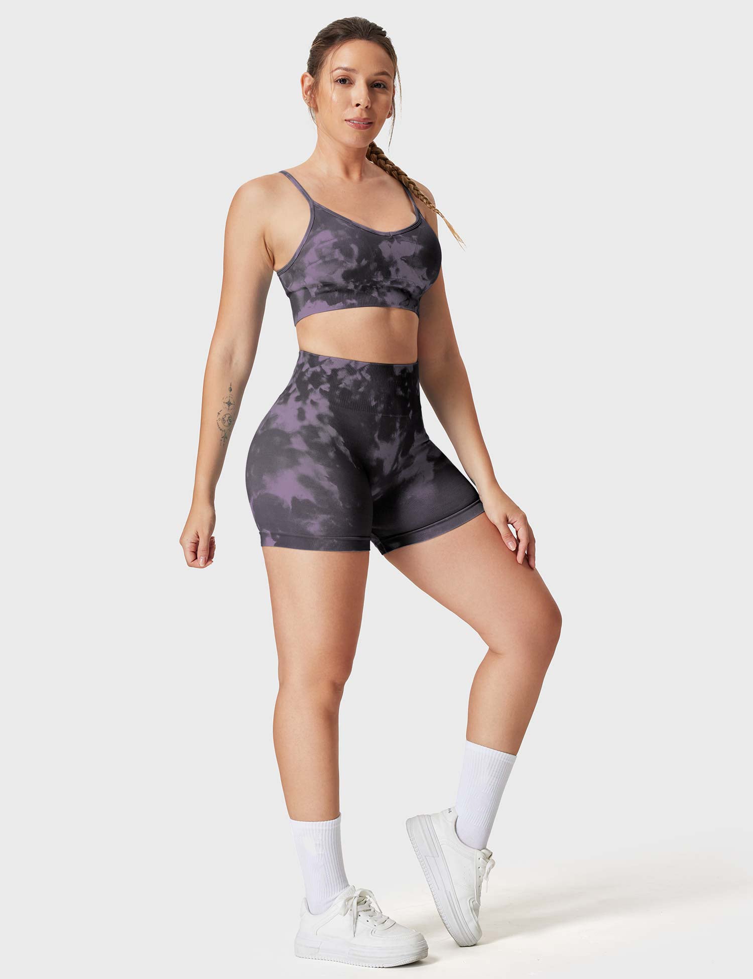 YGLEO Seamless Print Jada Shorts